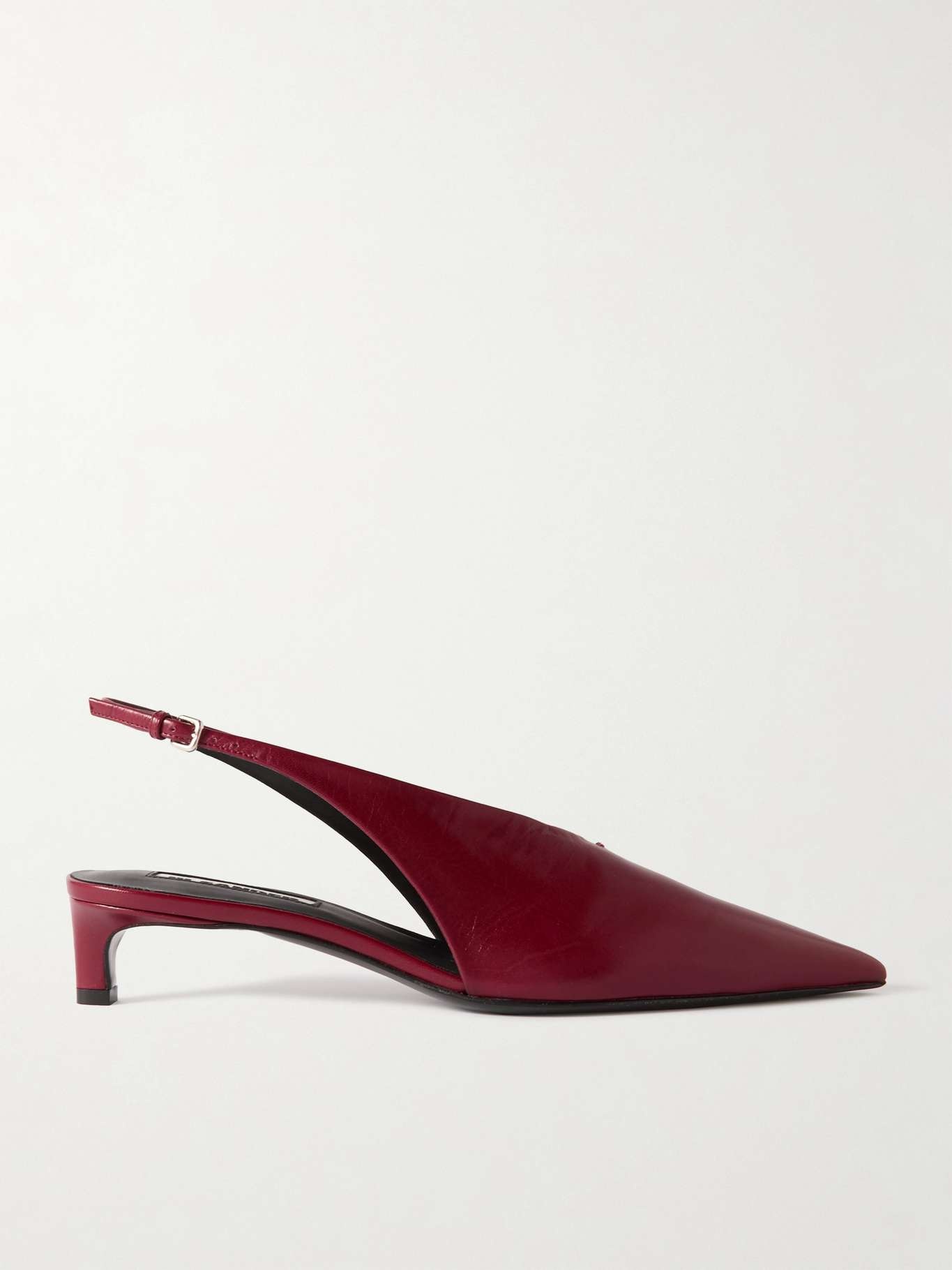 Leather slingback pumps - 1