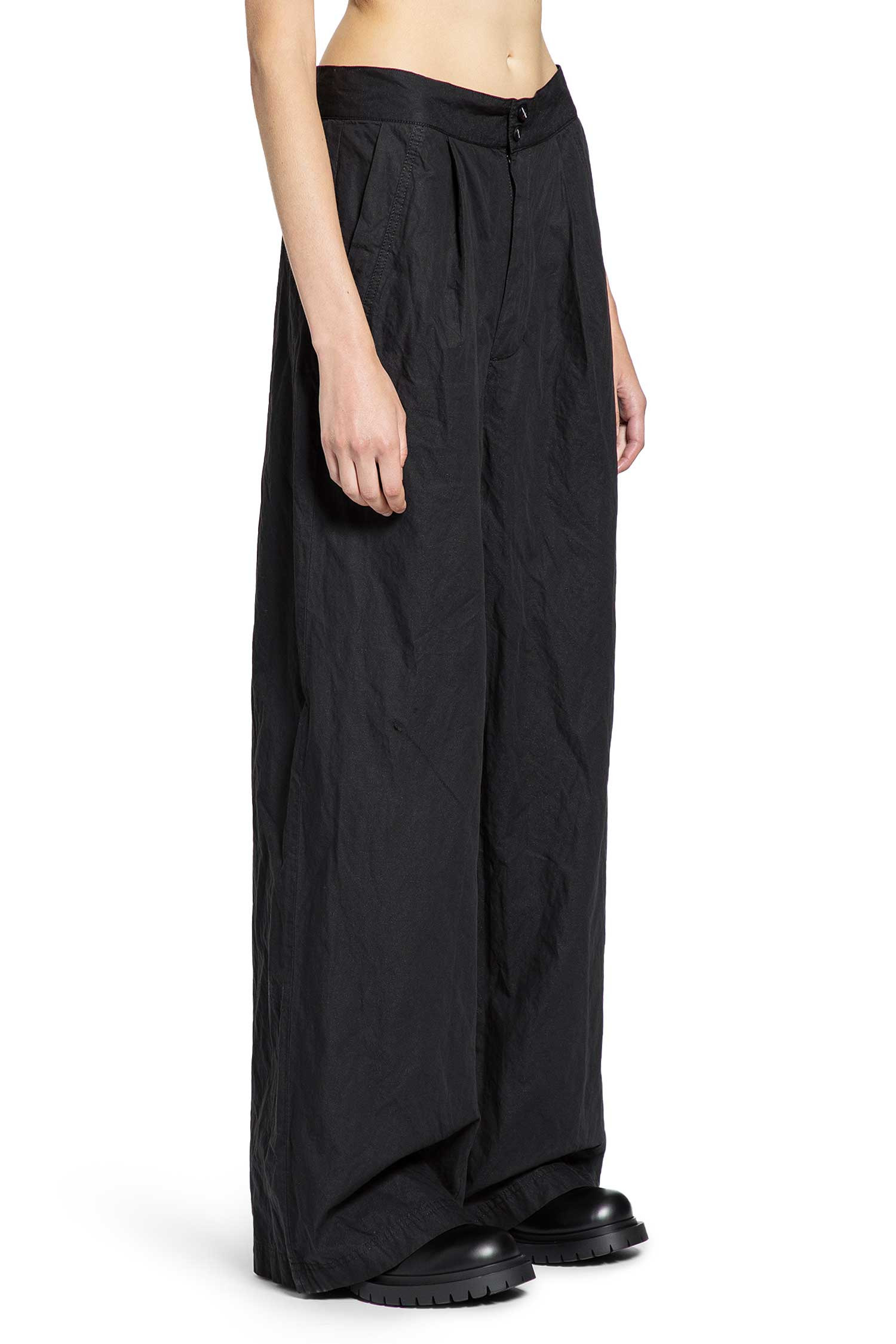 Cotton Lurex Pleated Pants - 2