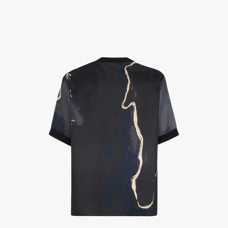 Black silk T-shirt 2