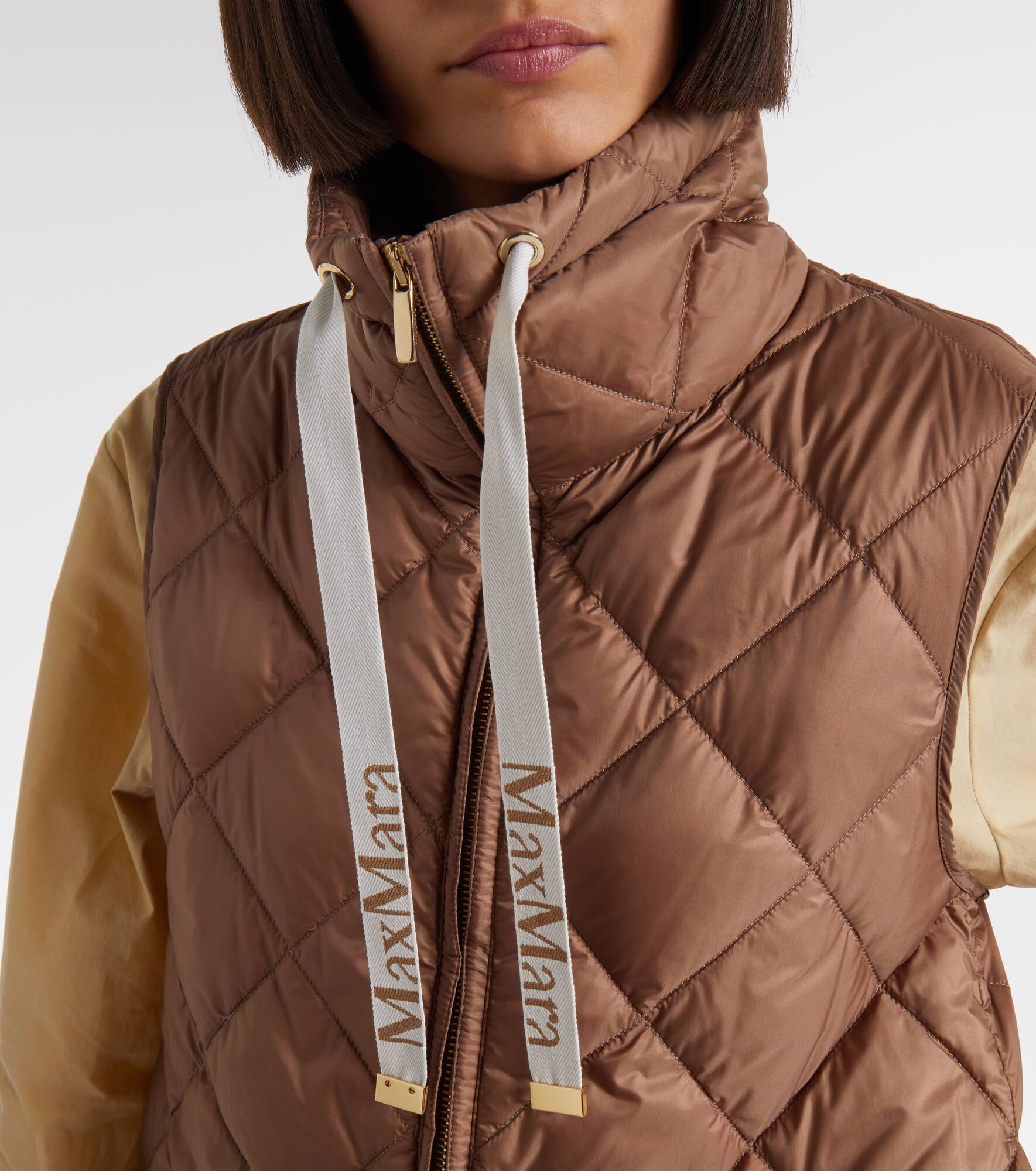 Tregic quilted zip-up vest - 4