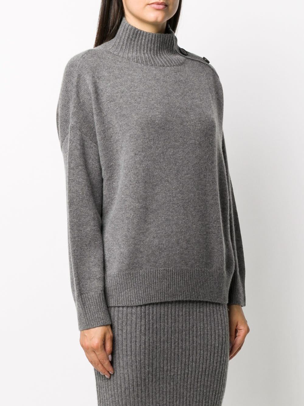 funnel-neck jumper - 3