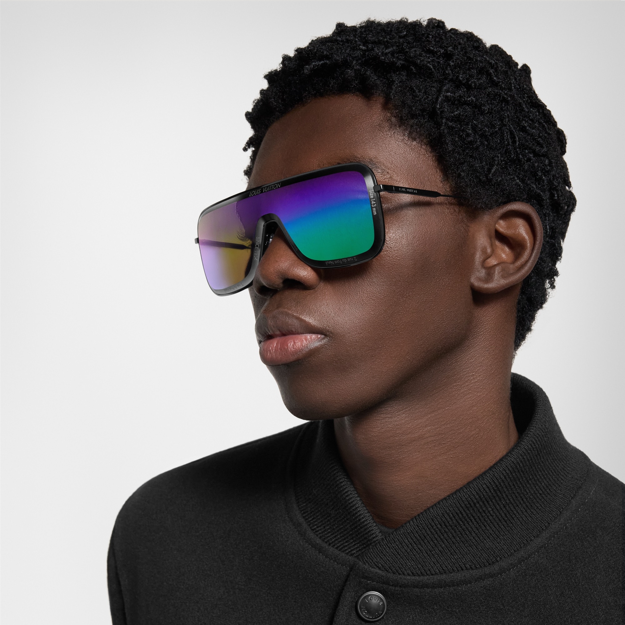 LV Super Vision Metal Mask Sunglasses - 5