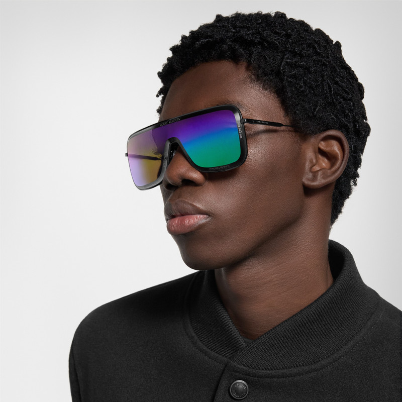 LV Super Vision Metal Mask Sunglasses 5