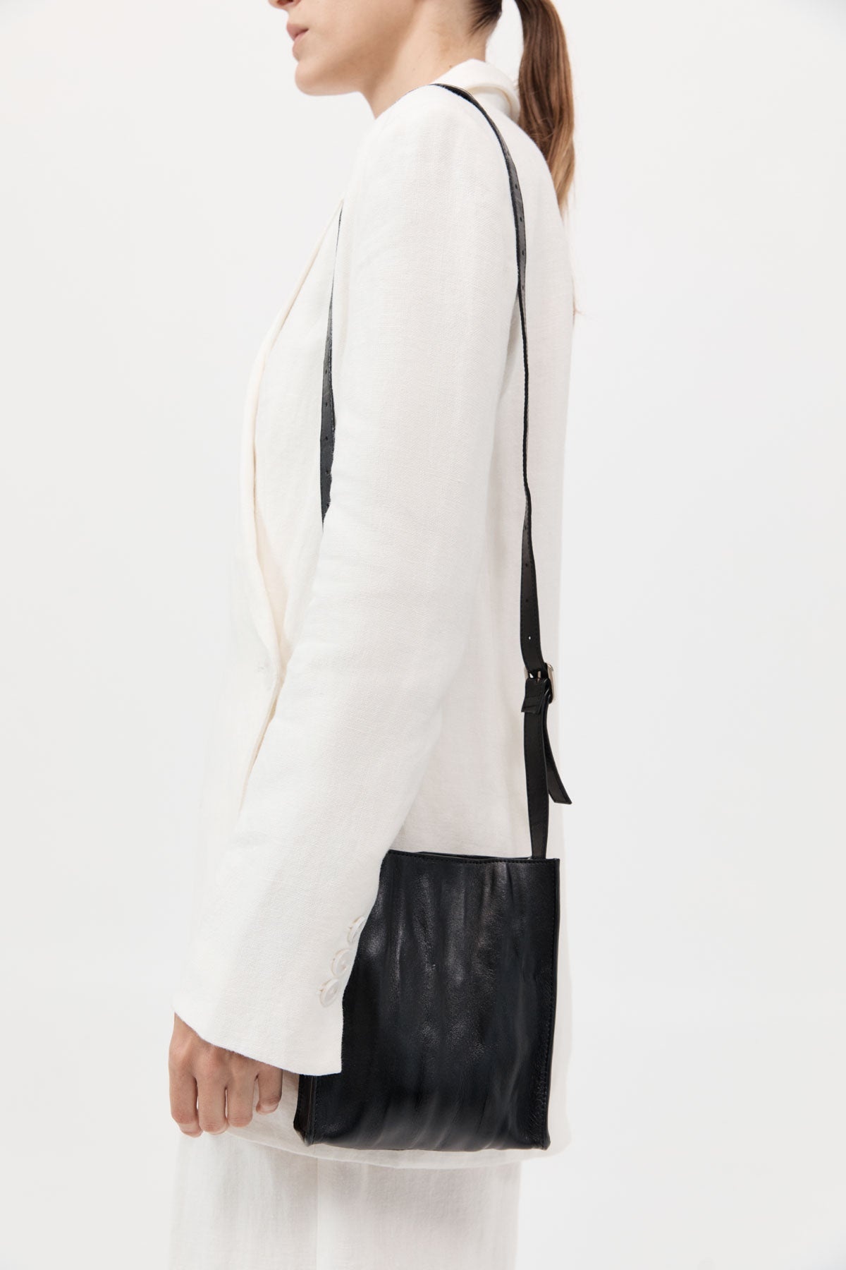 Paper Sling Bag - Black - 3