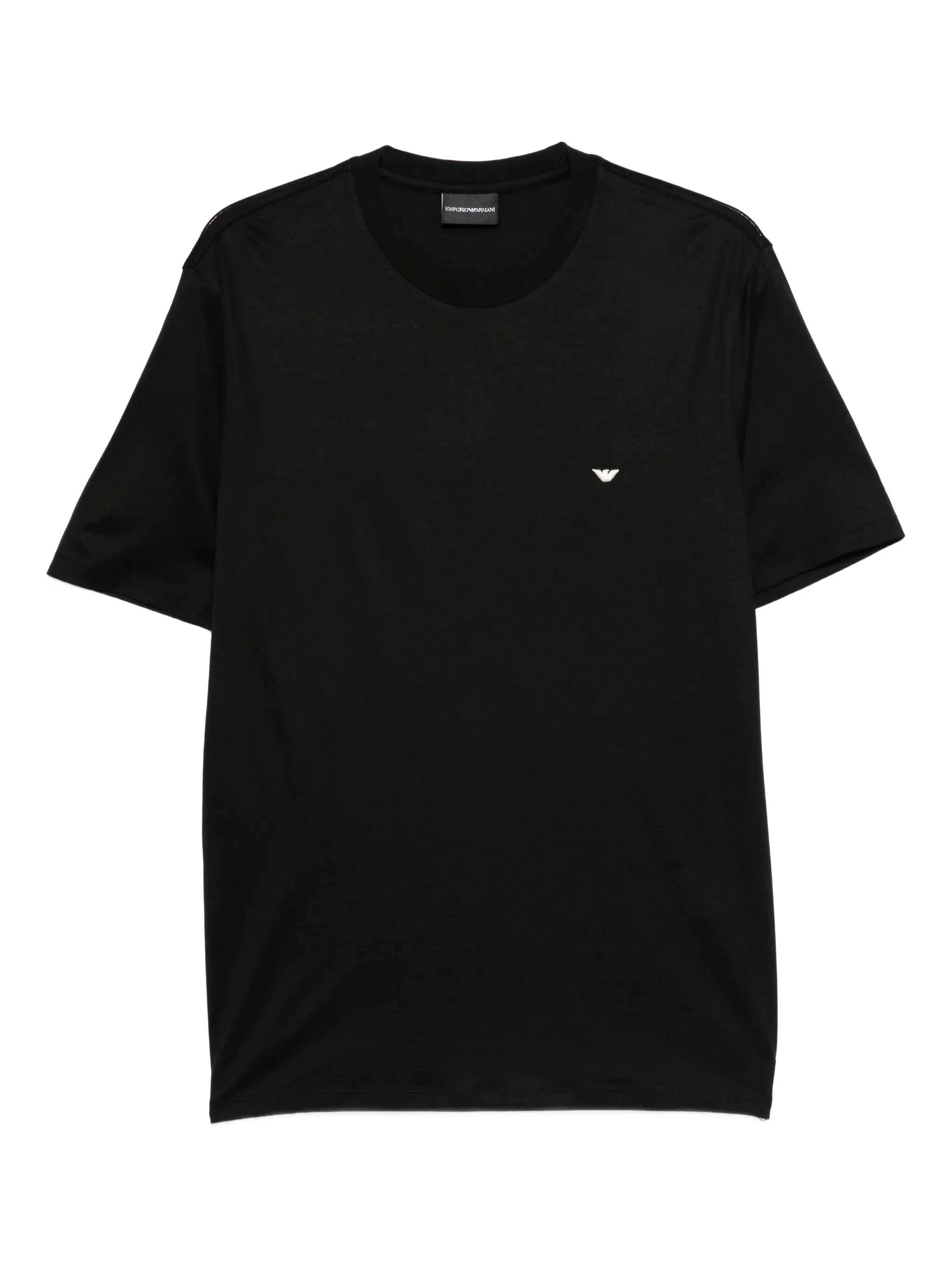 Emporio Armani Logo-embroidered T-shirt - 1