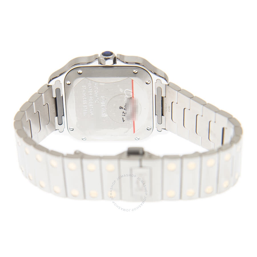 Cartier Santos Automatic Medium Size Silver Dial Ladies Watch W2SA0016 - 5
