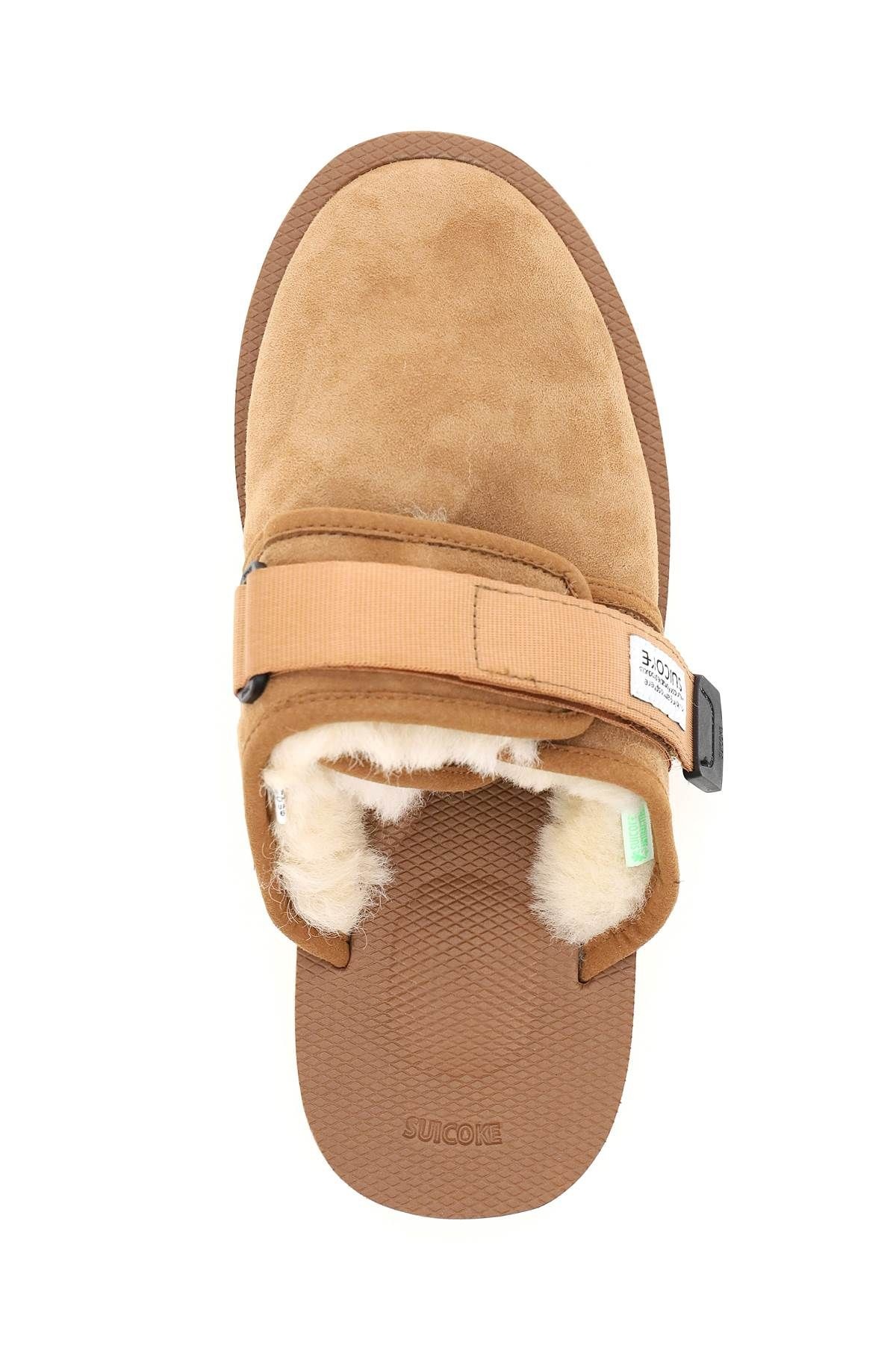 ZAVO SUEDE SABOT WITH SHEARLING - 3