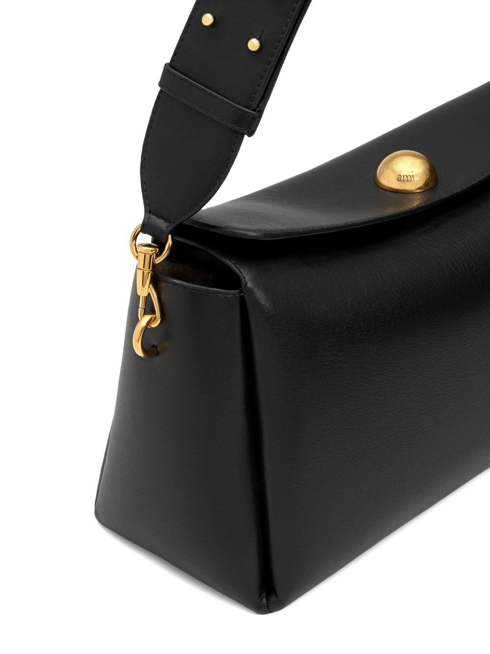 medium Carrousel magnetic-closure smooth leather bag - 5