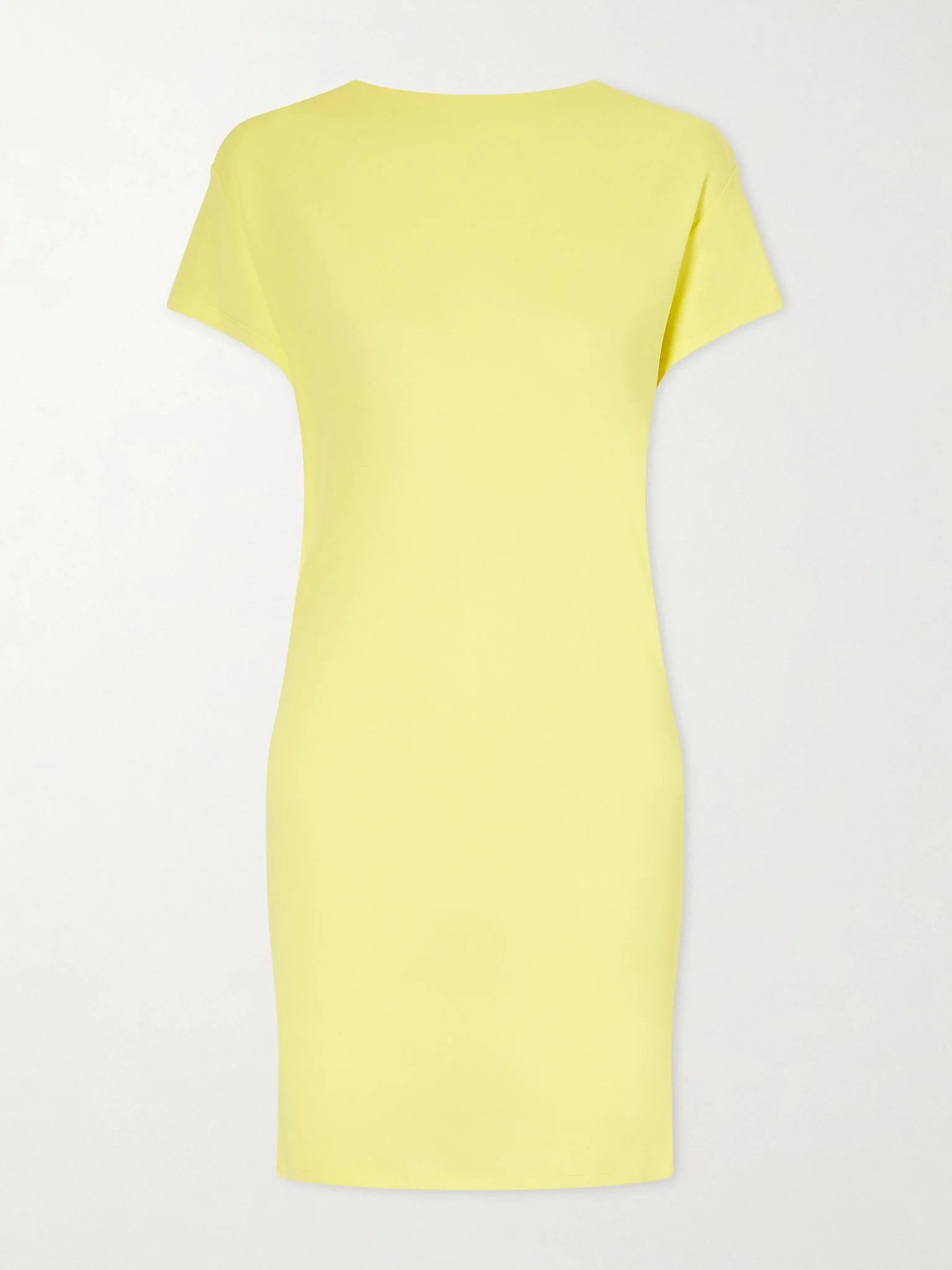 La Robe Mistral open-back crepe mini dress Yellow - 1