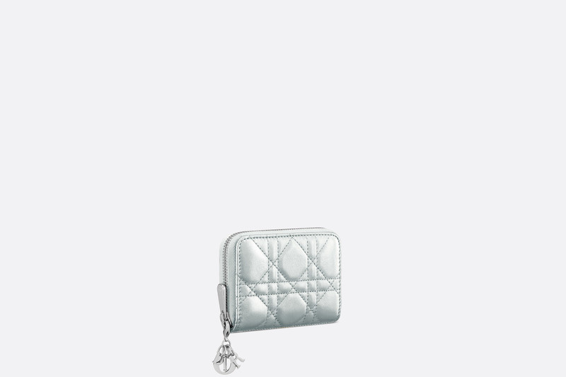 Small Lady Dior Voyageur Coin Purse 2