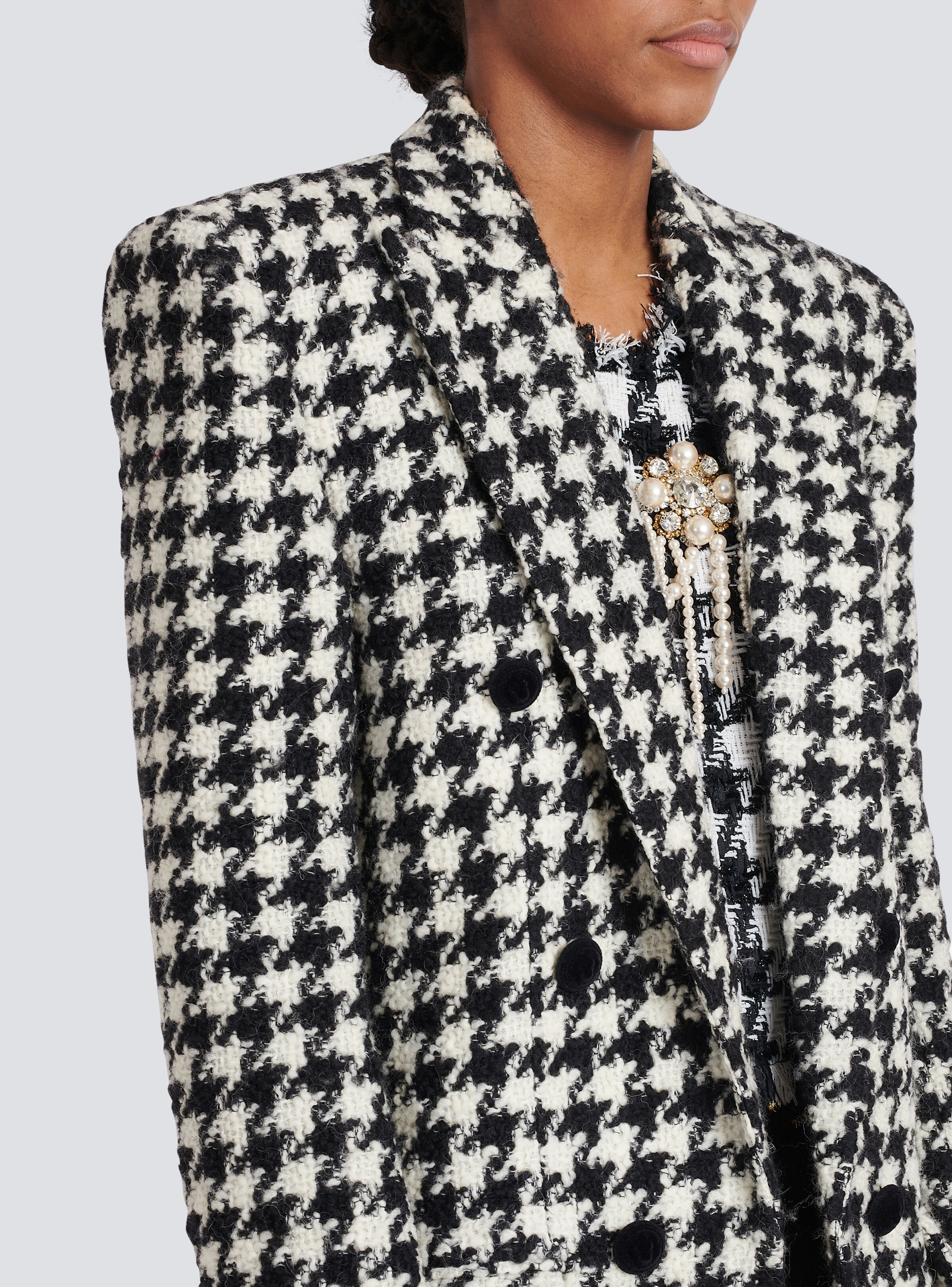 Unisex - Six-button wool coat with detachable inset jacket - 9