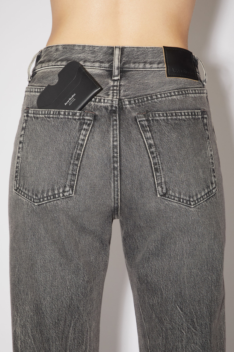 Acne Studios Leather card holder - Black outlook