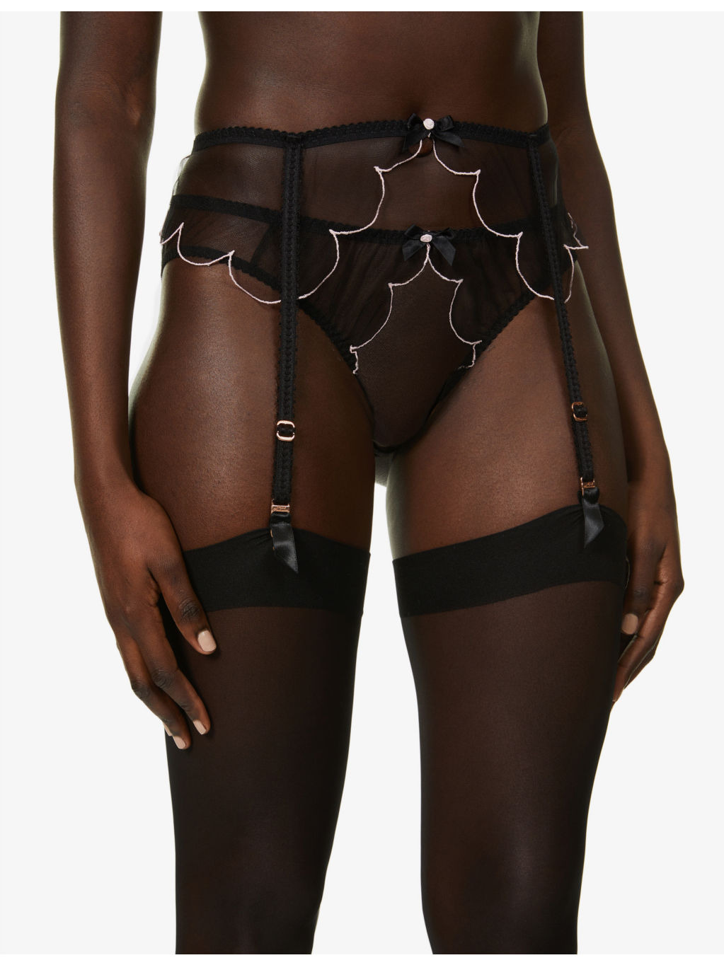 Lorna mesh suspender belt - 3