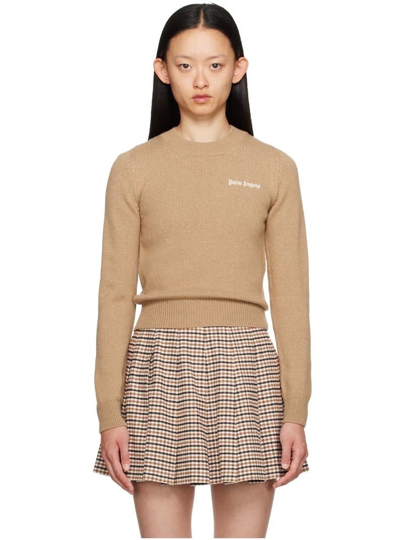 Brown Embroidered Sweater 1