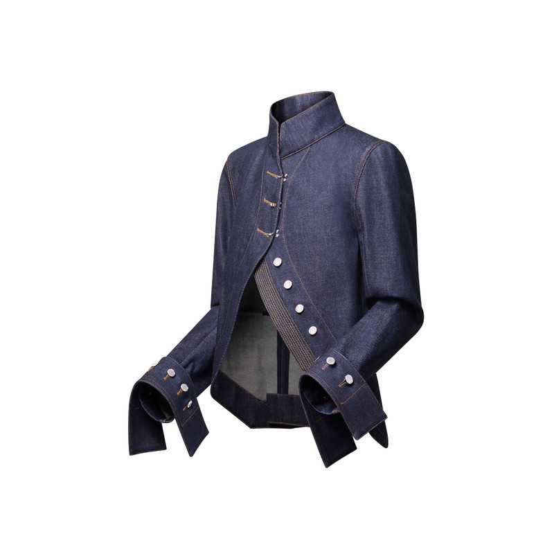 Louis Vuitton Washed Denim Riding Jacket outlook