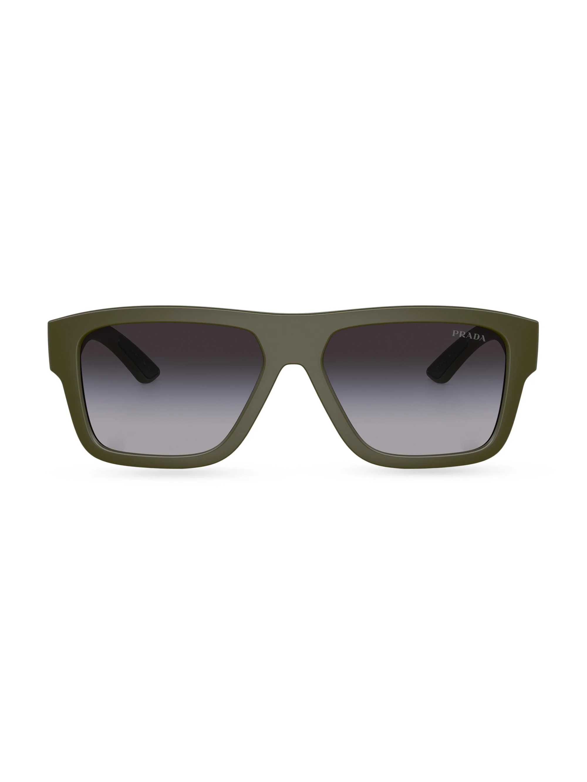 Men's PS 04ZS 56MM Square Sunglasses - Olive Green Grey Gradient - 1