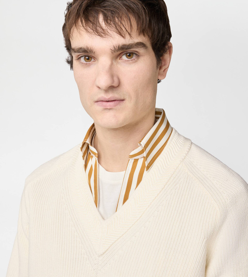 PULLOVER IN COTTON - WHITE 5