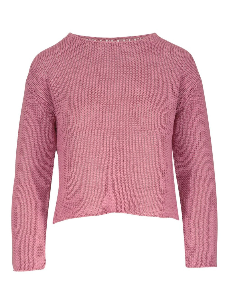 cropped knitted sweater 1