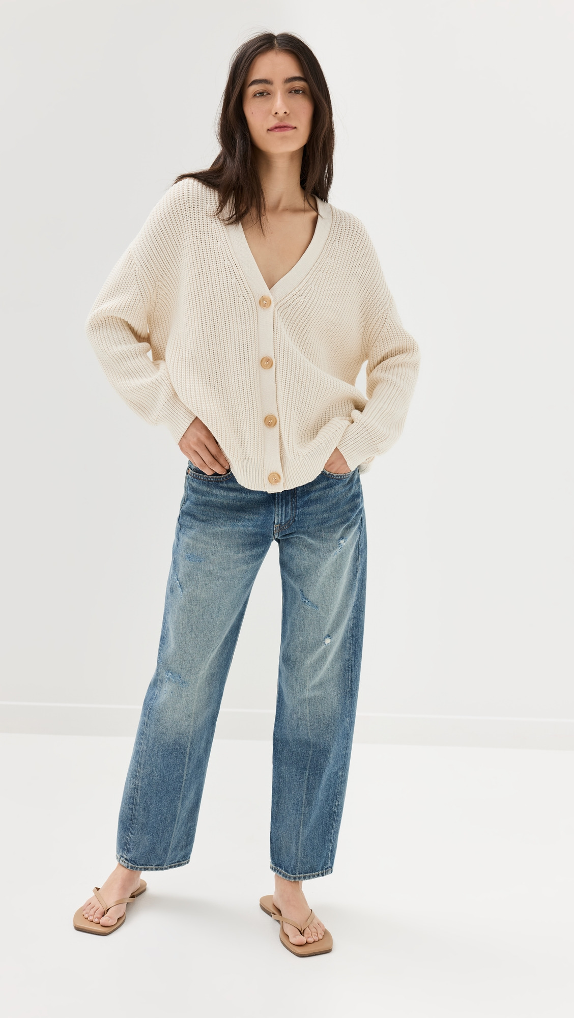 Cotton Cocoon Cardigan - 4