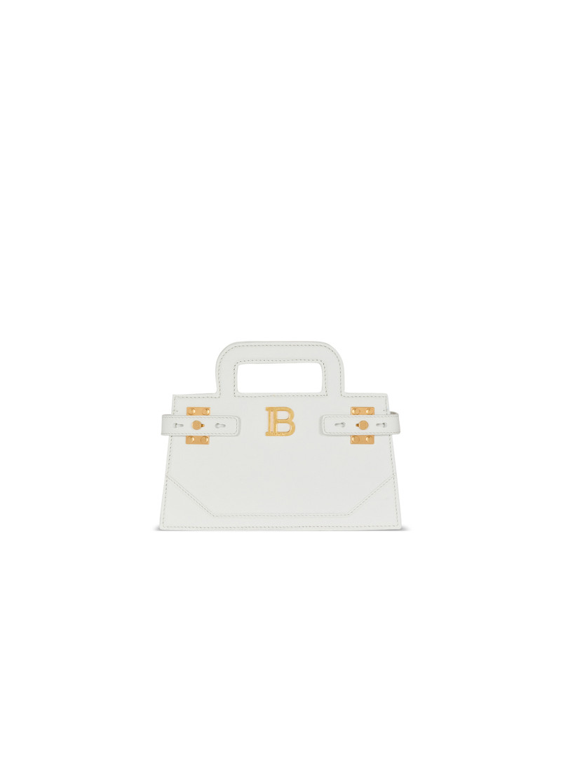 Small B-Buzz Top Handle bag in grained leather 1