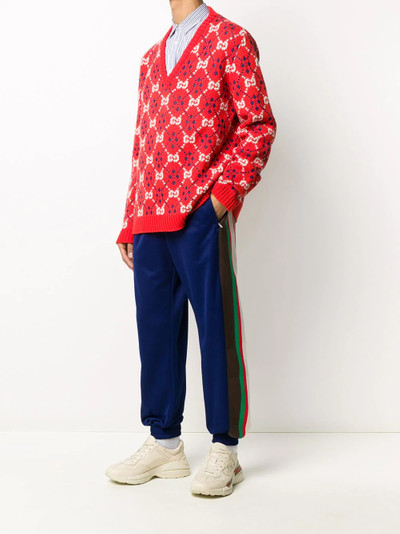 GUCCI side-stripe track pants outlook