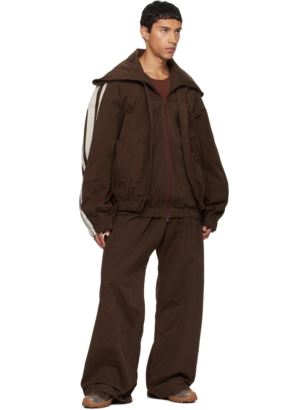 Brown Track Trousers - 4
