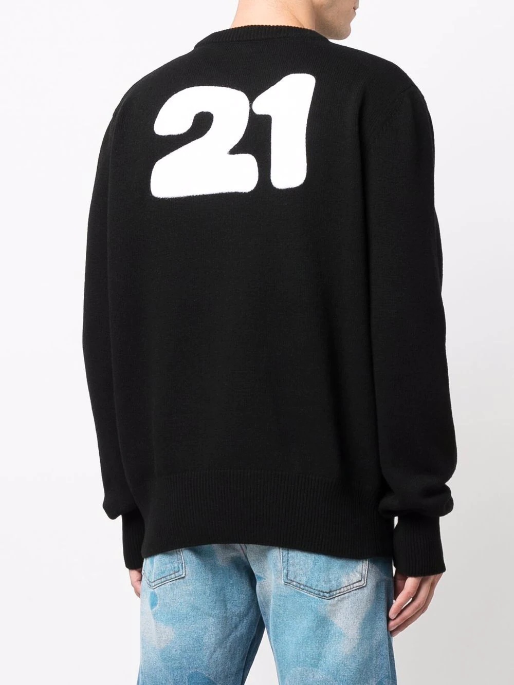 21 logo crew-neck jumper - 4