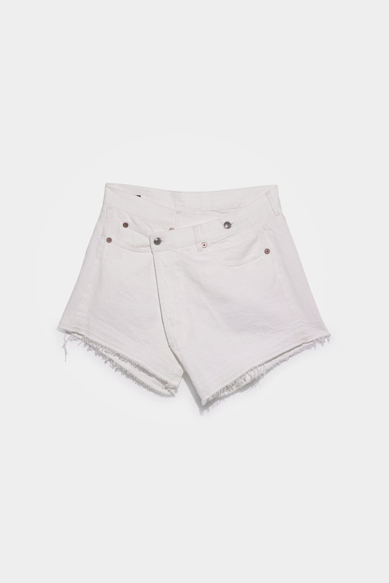 Crossover Short - Nico White | R13 Denim Official Site - 5