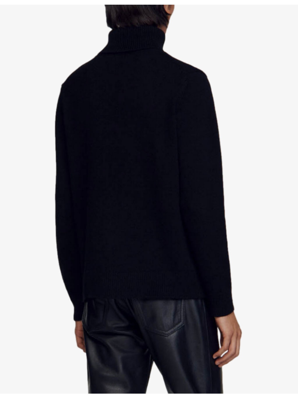 Turtleneck knitted wool-blend jumper - 4