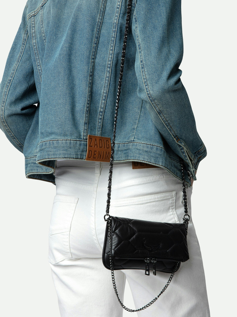 Rock Nano Quilted Leather Clutch 8