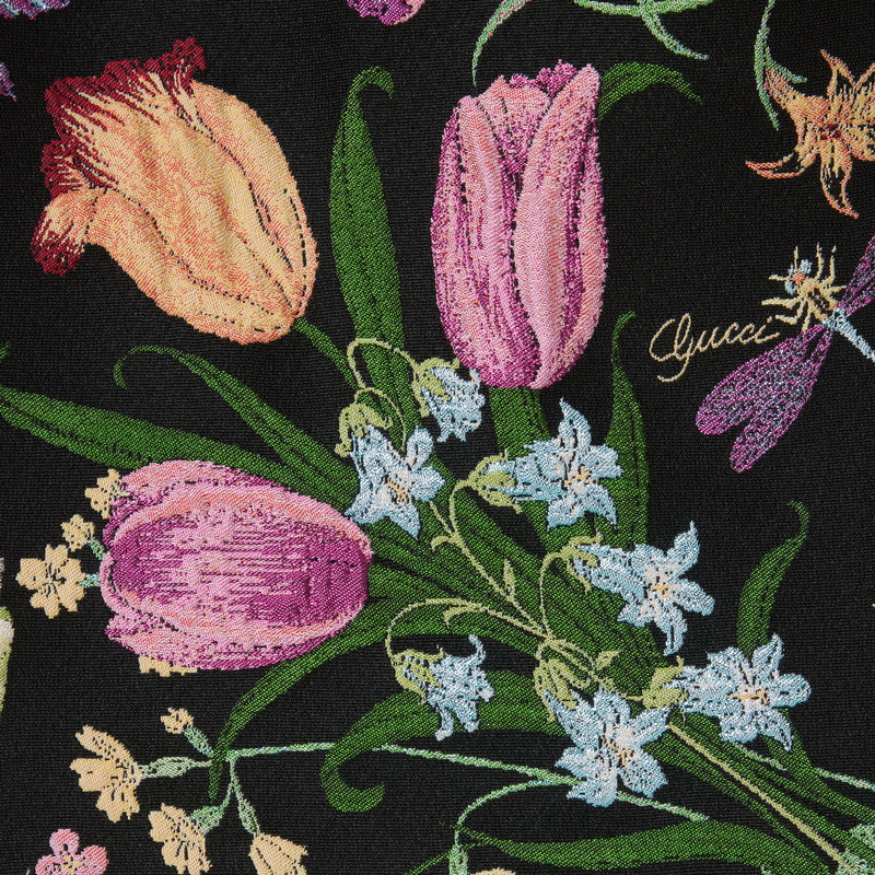 Gucci Flora silk brocade dress 5