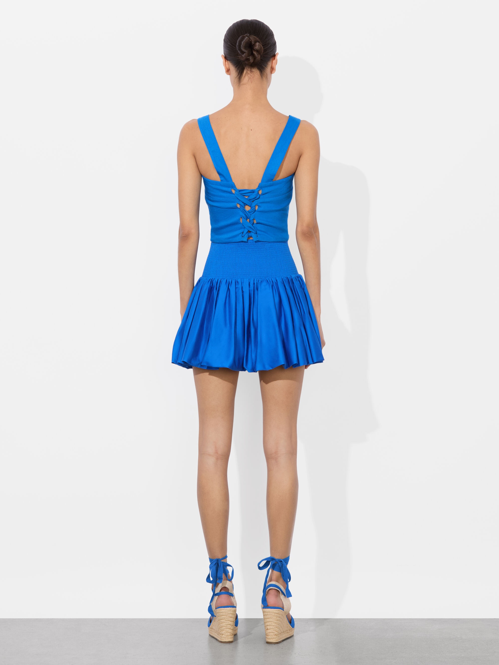 ARDEN DROP WAIST MINI SKIRT - 4