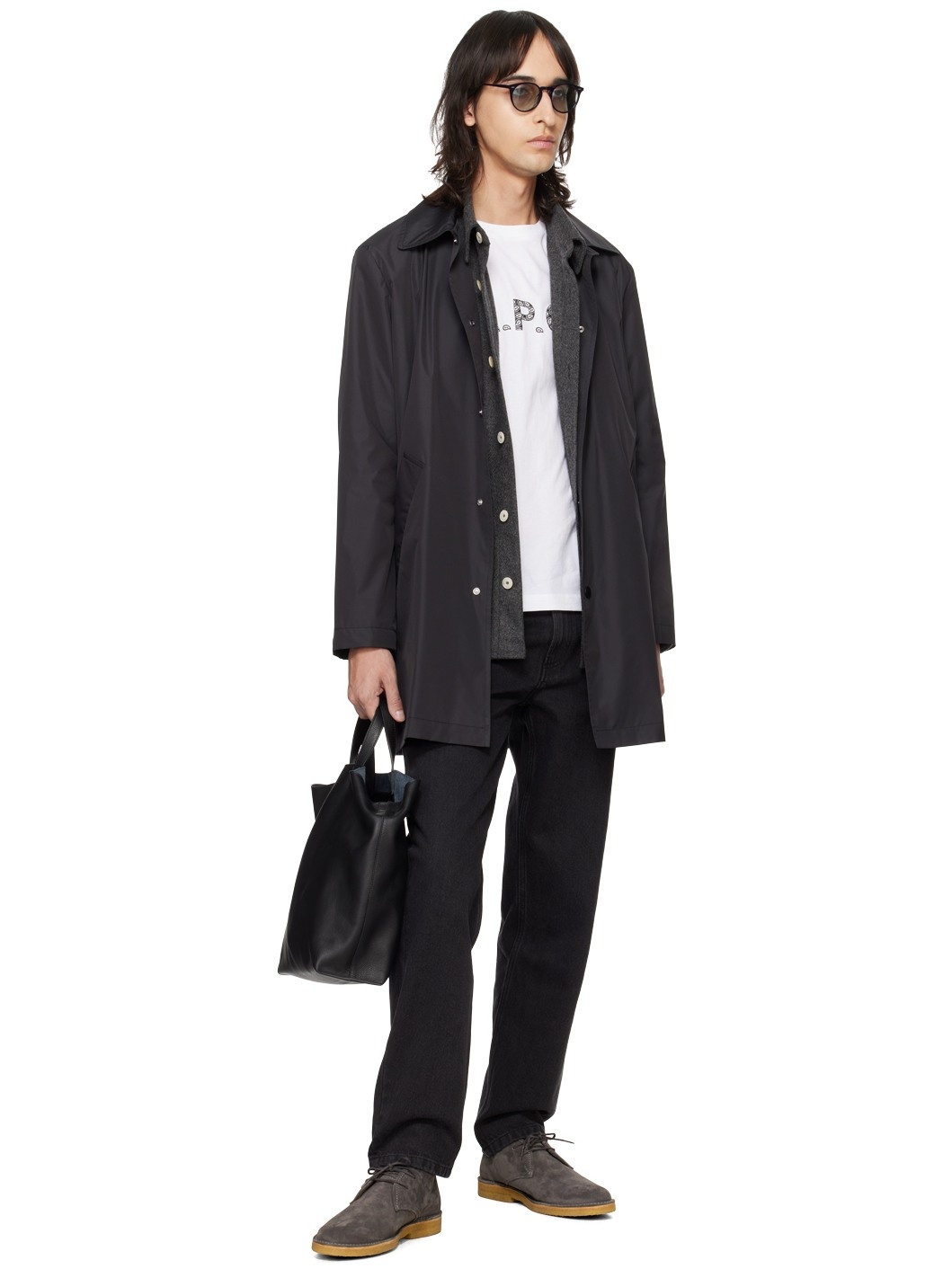 Black Victor Coat - 5