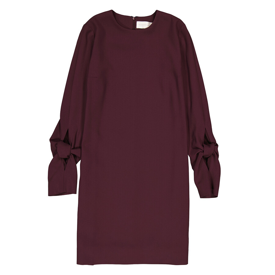 Victoria Victoria Beckham Woman Knotted Crepe Mini Dress - 2
