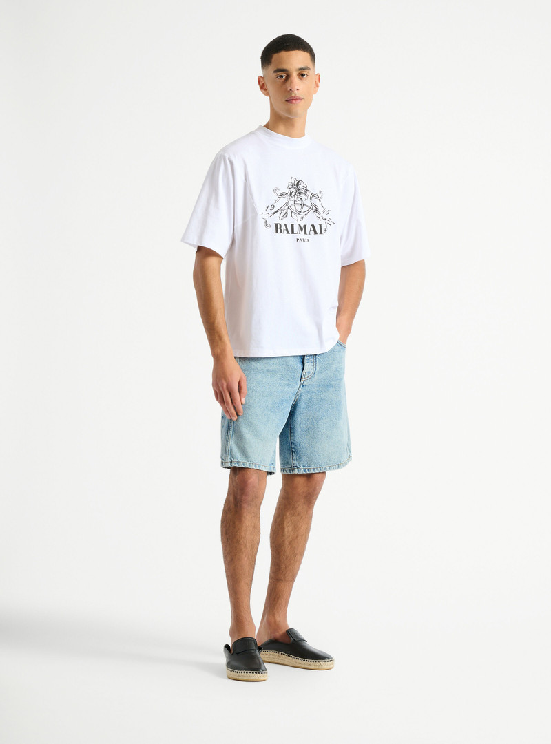 Balmain Printed Balmain Vine T-shirt outlook
