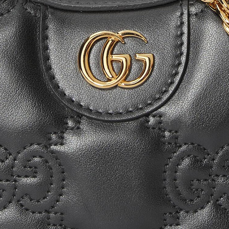 (WMNS) Gucci GG Matelasse Mini Bag 'Black' 739736-UM8IG-1000 - 8