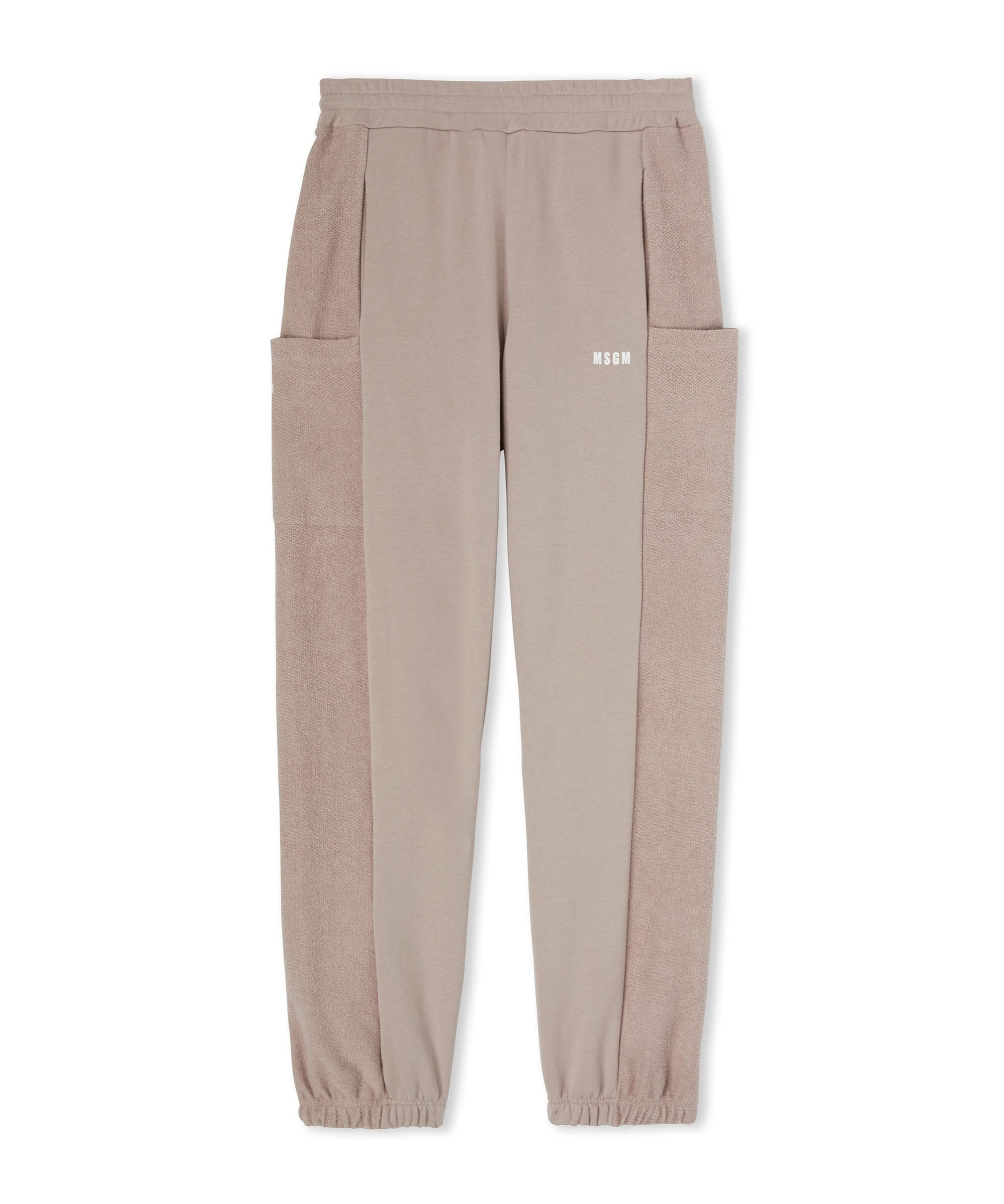 Organic cotton crewneck jogger pants from the MSGM Fantastic Green Capsule - 3