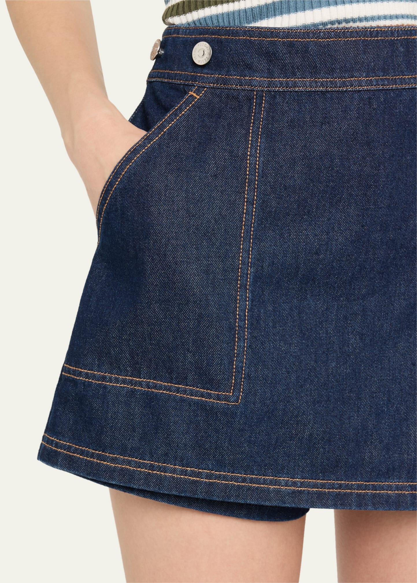 Winslet Denim Skort - 5