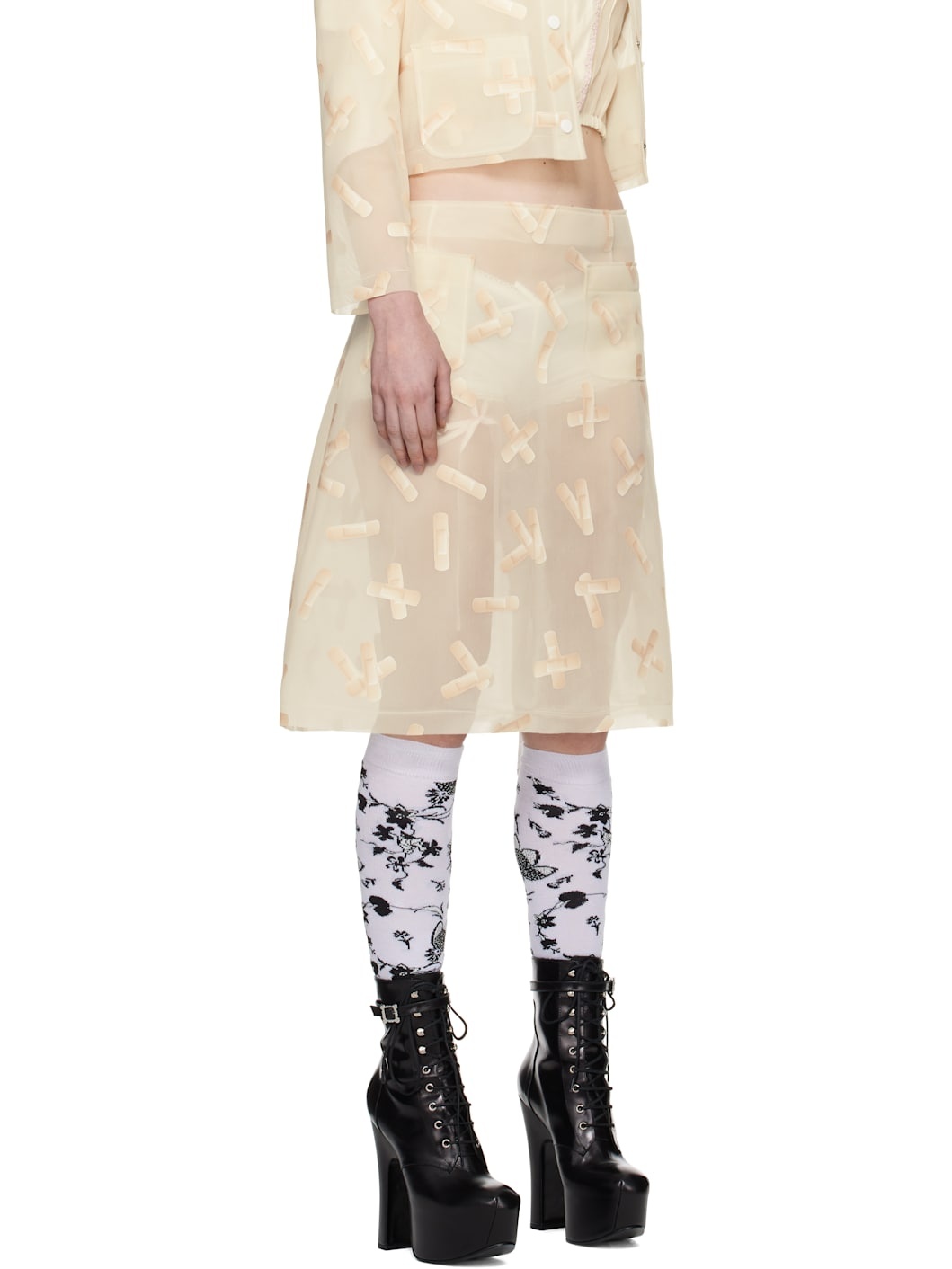 Off-White Bandaid Midi Skirt - 2