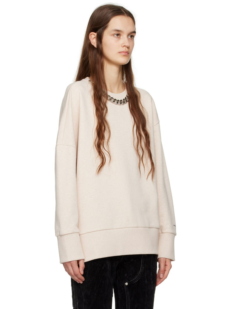 Beige Chain Sweatshirt 2