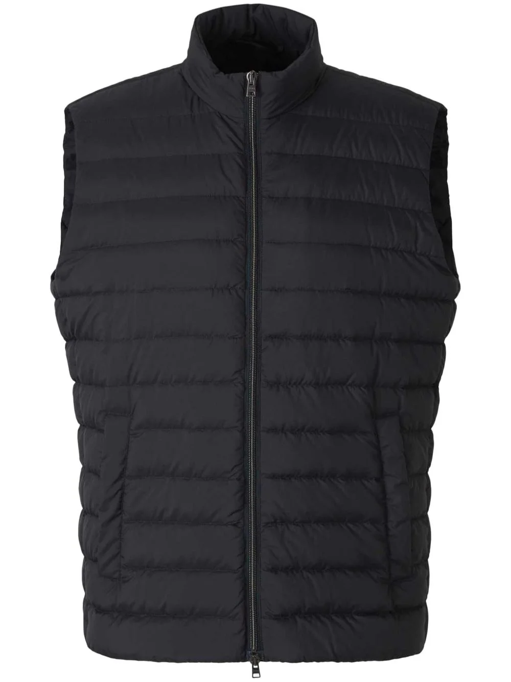 quilted high-neck vest - 1