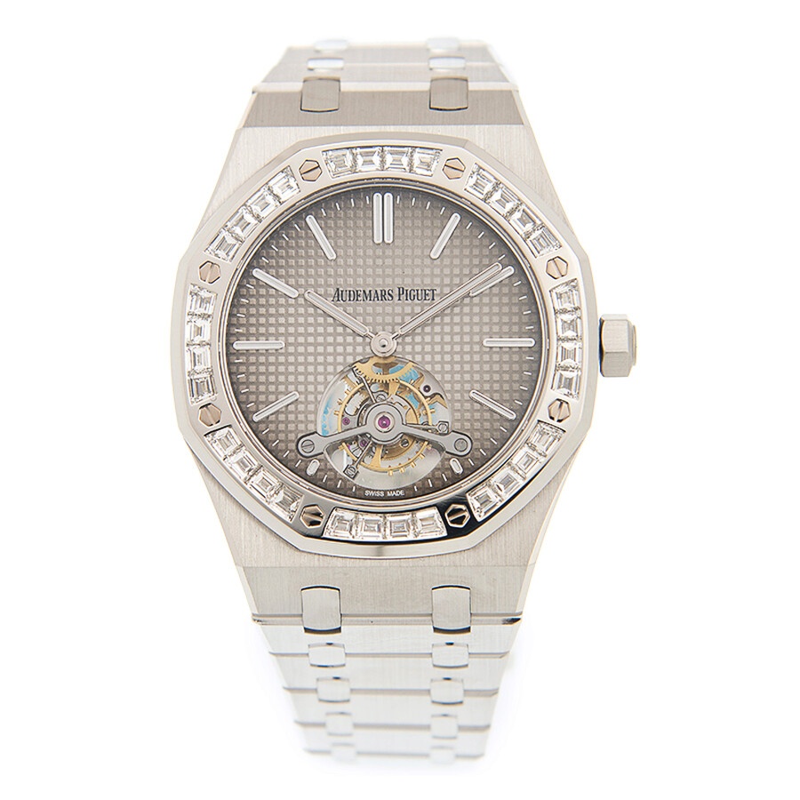 Audemars Piguet Royal Oak Tourbillon Extra- Thin Smkoked Grey Dial Men's Watch 26516PT.ZZ.1220PT.01 - 2
