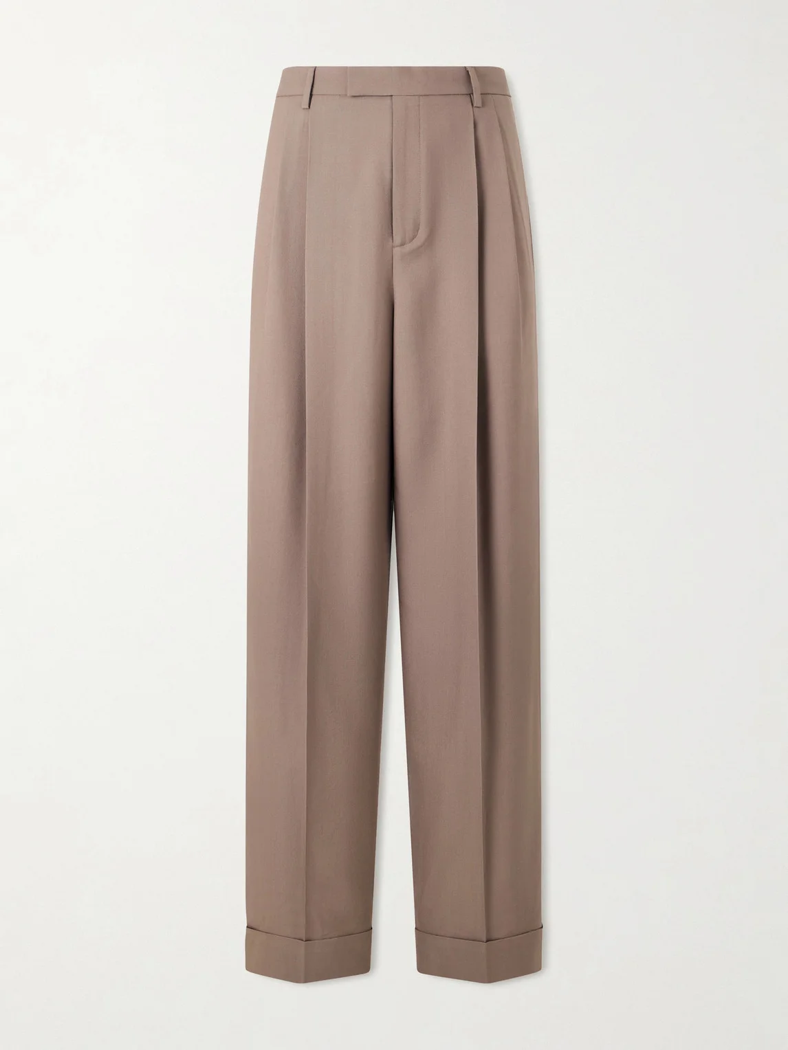 Straight-Leg Wool Suit Trousers - 1