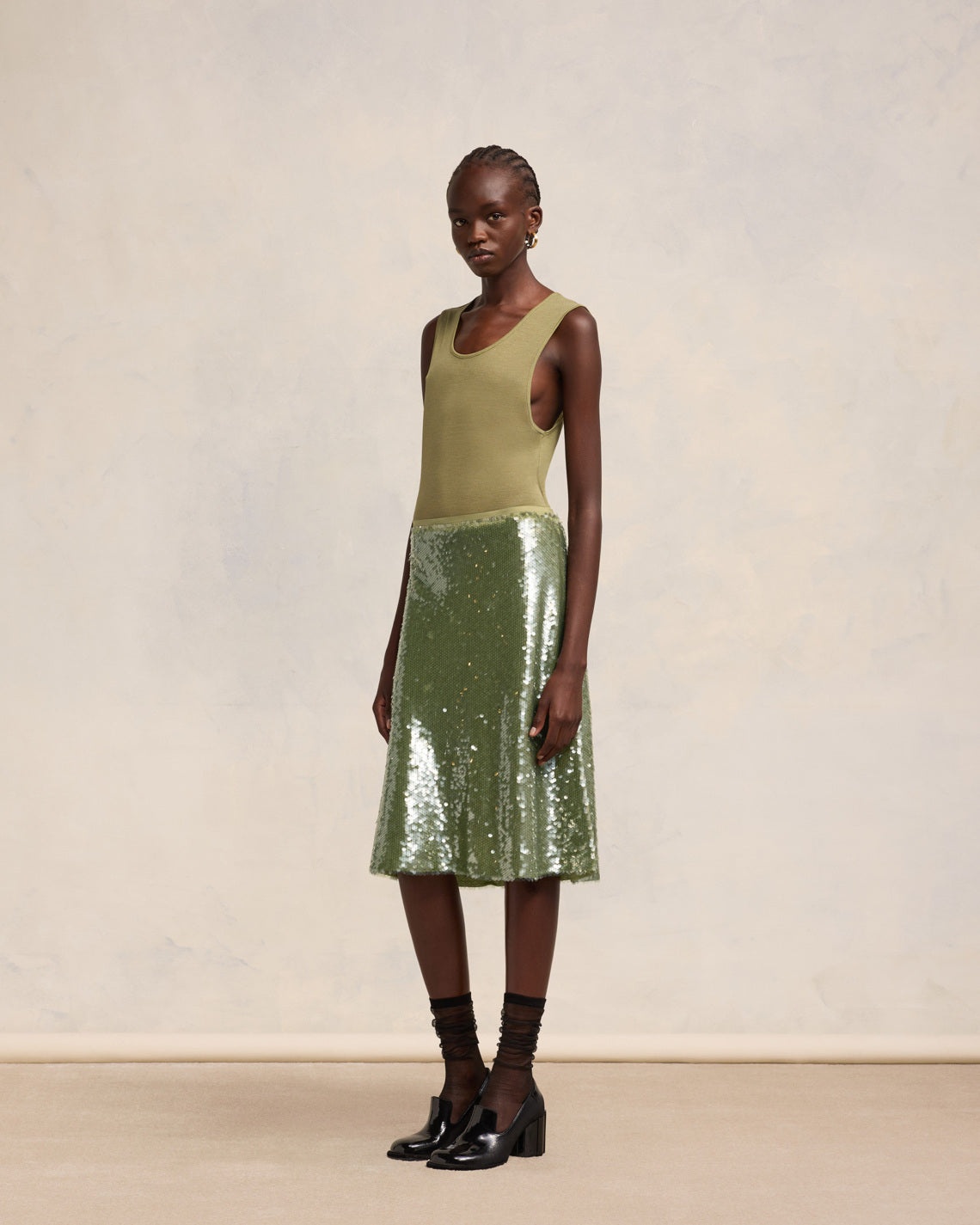 EMBROIDERED SKIRT - 5