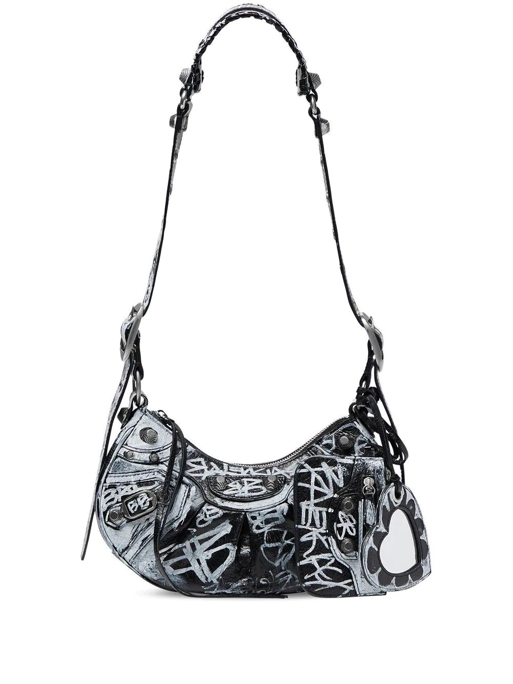 Le Cagole graffiti shoulder bag - 1