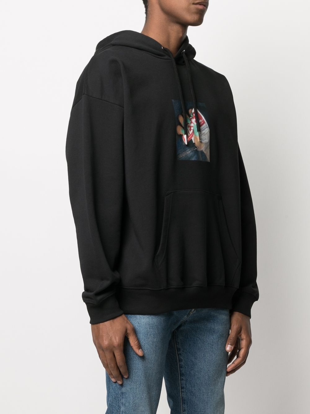 Transfer print hoodie - 3