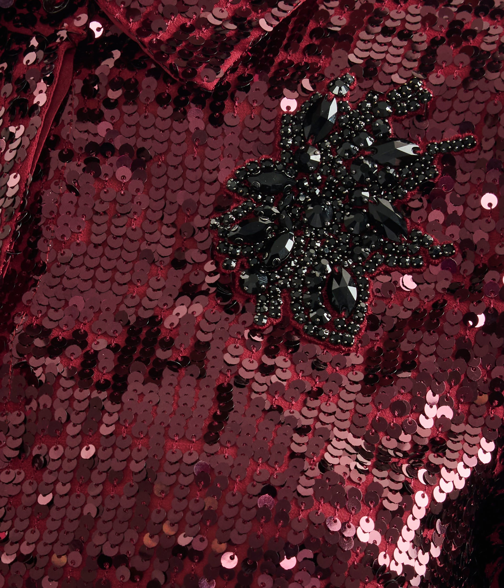 EMBELLISHED SEQUIN LONG SLEEVE SHIRT - 6