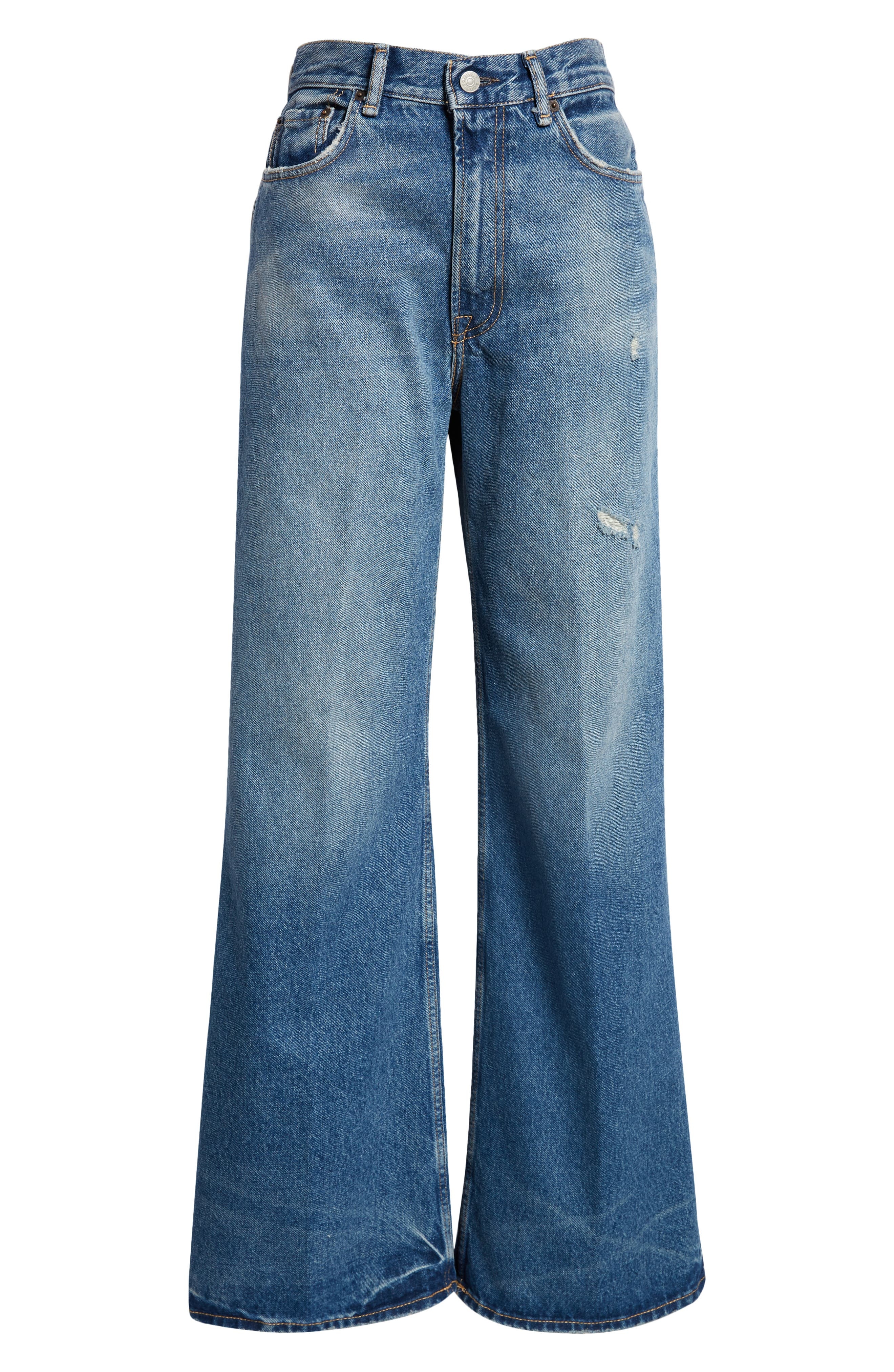 2022 Organic Cotton Denim Wide Leg Jeans - 6