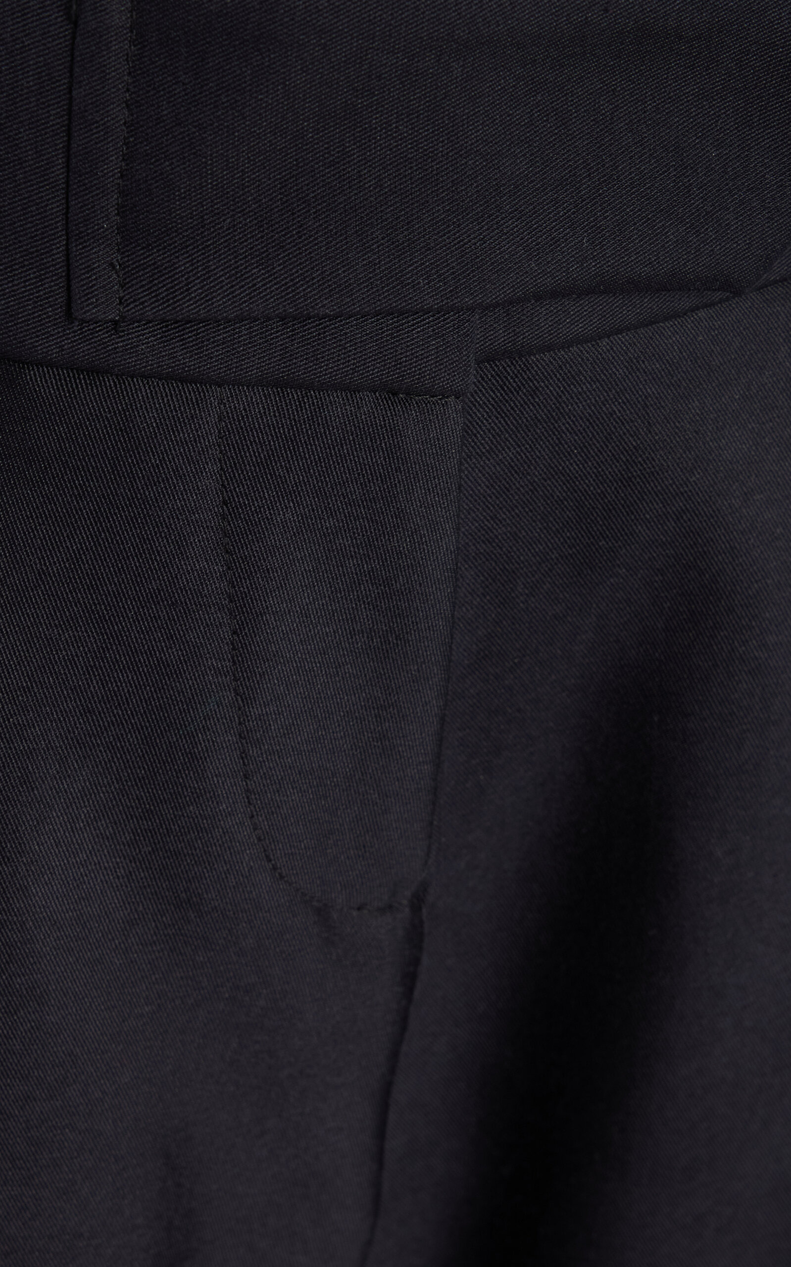 The Phoenix Low-Rise Wool-Silk Mikado Barrel-Leg Pants black - 3