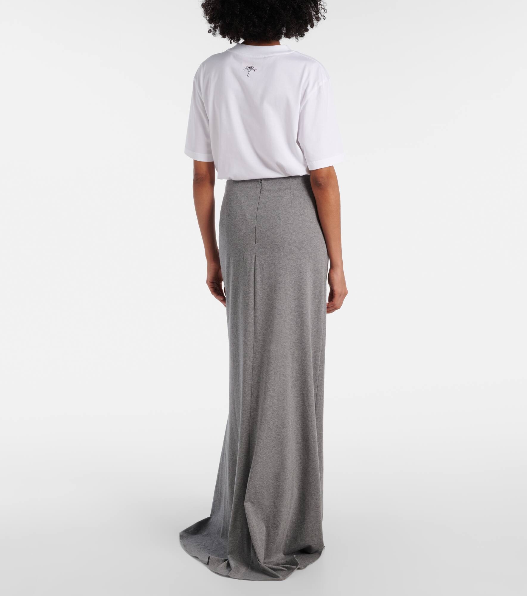 Cotton maxi skirt - 3